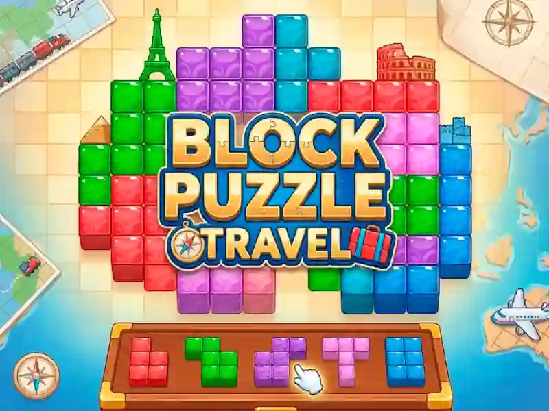 Spil Block Puzzle Travel online