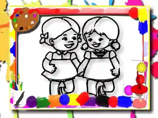 Spil Kids Coloring Time online