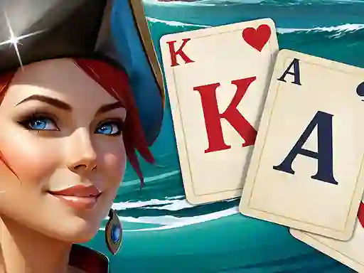 Spil Solitaire Klondike Treasure Island online
