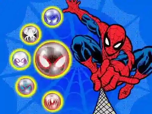 Spil Spiderman Bubble Shooter online