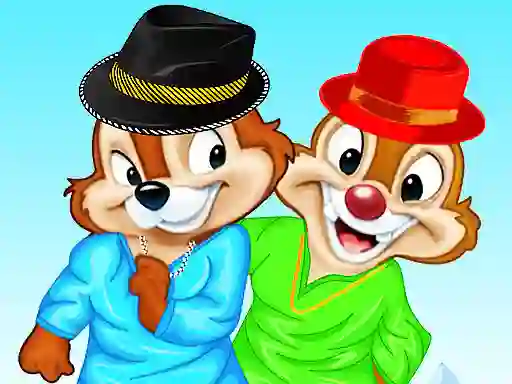 Spil Chip n Dale Dressup online