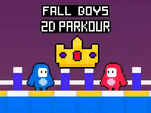 Spil Fall Boys 2D Parkour online