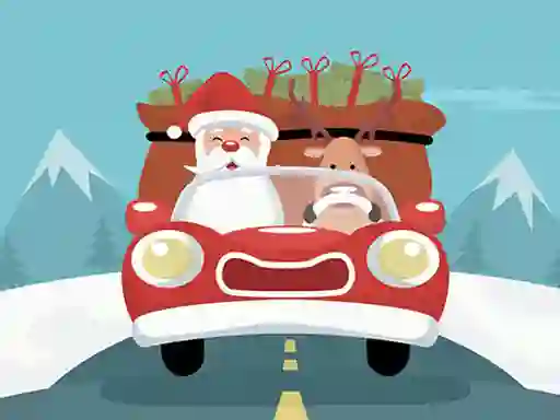 Spil Santa Giving Presents Jigsaw online