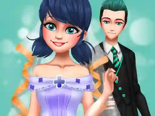 Spil Dotted Girl Wedding online