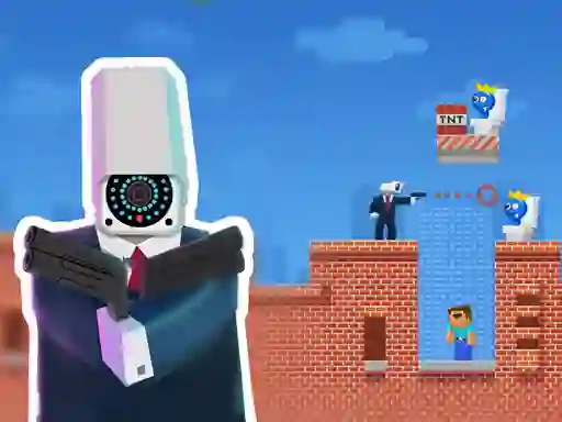 Spil Cameraman vs Toilets Puzzle online