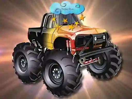 Spil Cartoon Trucks Hidden Stars online