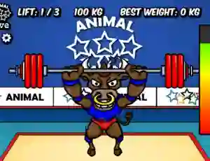 Spil Animal Olympics Weight Lifting online