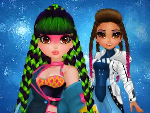 Spil Cyberpunk Hairstyle 2200 online