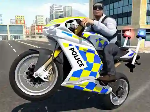 Spil Police Chase Motorbike Driver online
