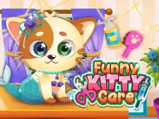 Spil Funny Kitty Care online