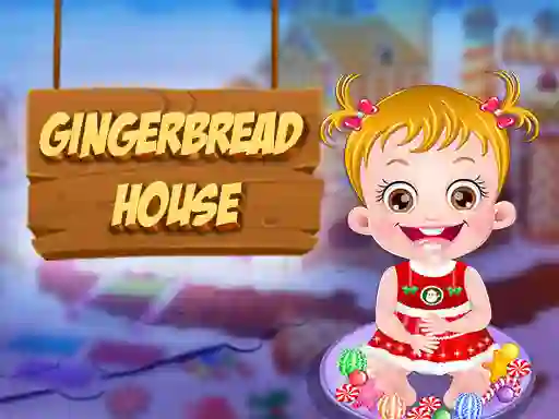 Spil Baby Hazel Gingerbread House online