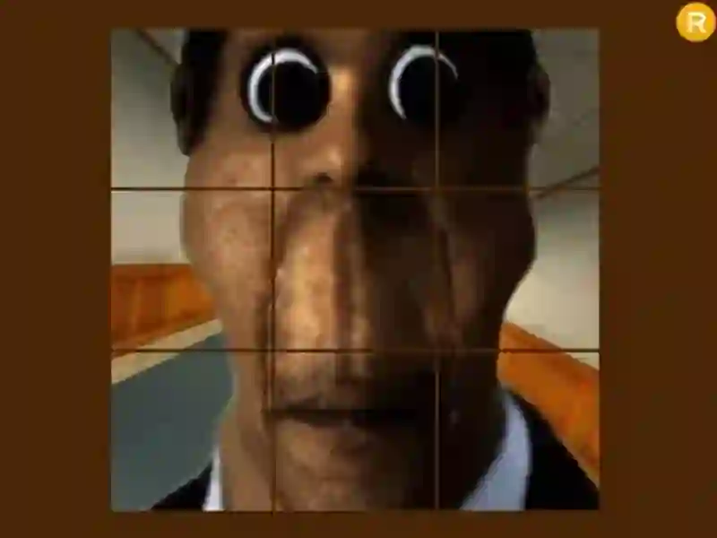 Spil Obunga Nextbots Sliding Puzzle online