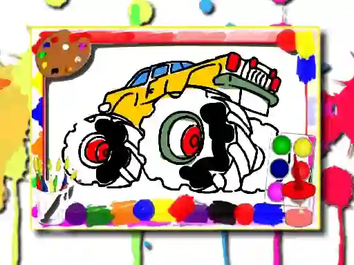 Spil Monster Truck Coloring Book online