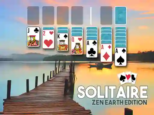 Spil Solitaire zen earth edition online