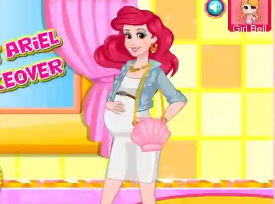 Spil Pregnant Ariel Real Makeover online