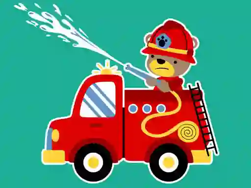 Spil Animal Firetrucks Match 3 online