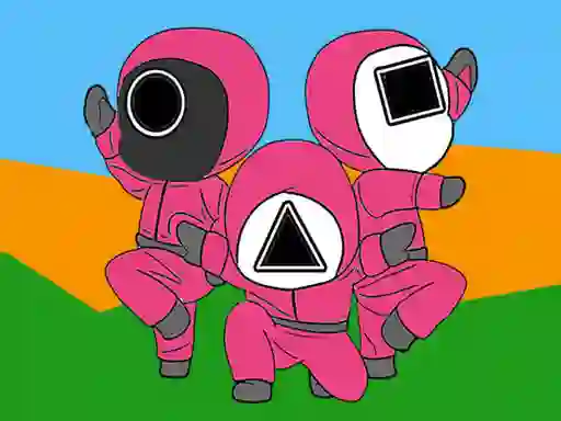 Spil Squid Coloring Book online