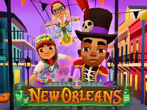Spil Subway Surfers: Orleans Halloween online