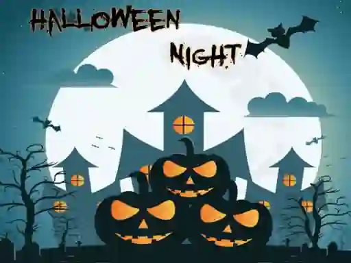 Spil Halloween Night Jigsaw online