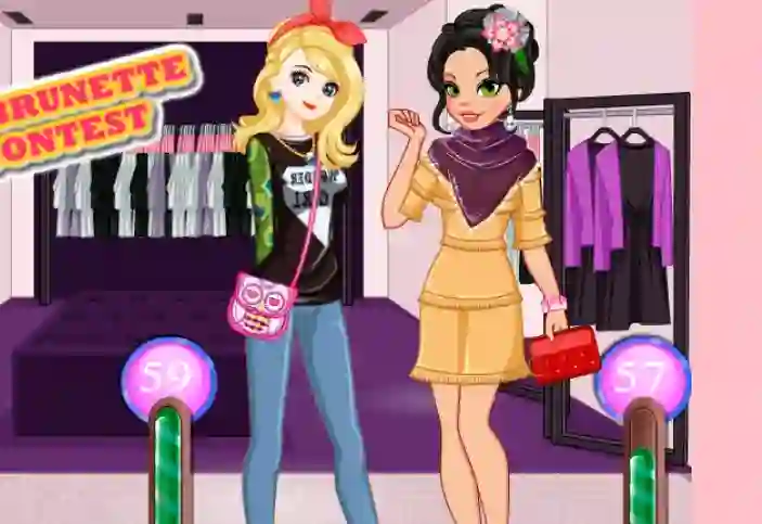 Spil Blonde Vs Brunette Beauty Contest online