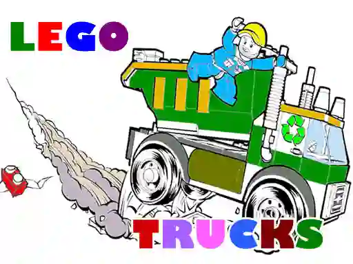 Spil Lego Trucks Coloring online