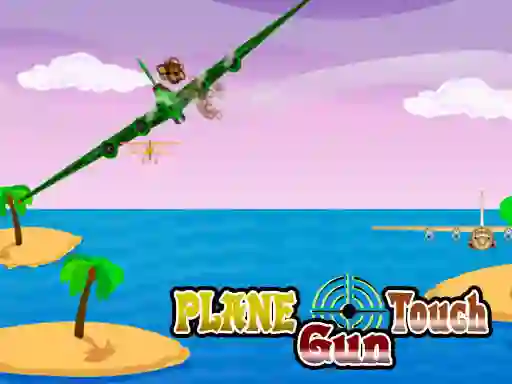 Spil Plane Touch Gun online