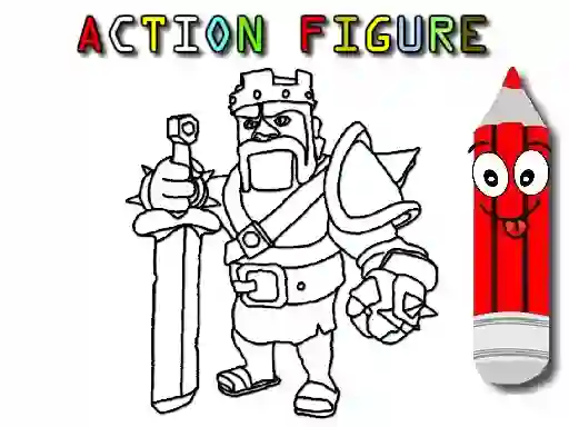 Spil Back To School: Action Figure Coloring online