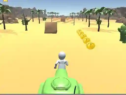 Spil 3D Desert Parkour online