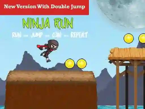 Spil Ninja Run Double Jump online