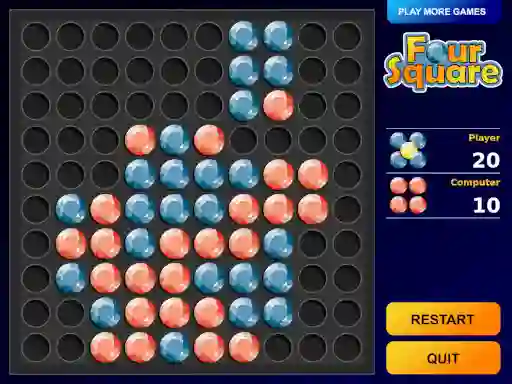 Spil Four Square online