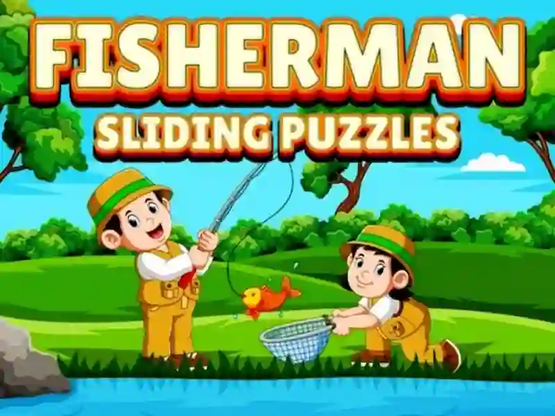 Spil Fisherman Sliding Puzzle online