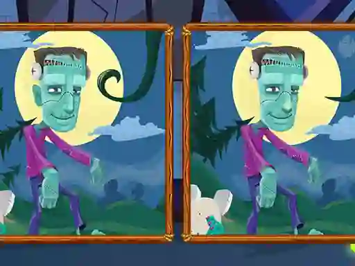 Spil Halloween Find the Differences online