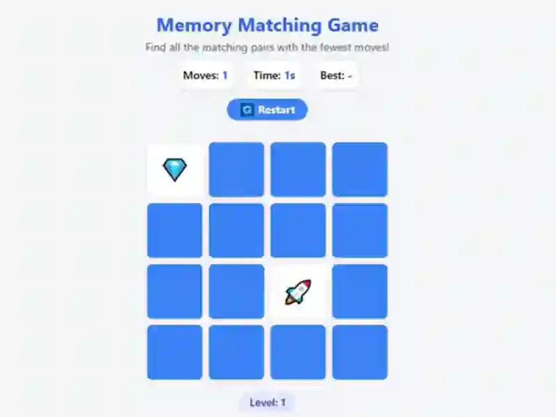 Spil Memory Matching Game online