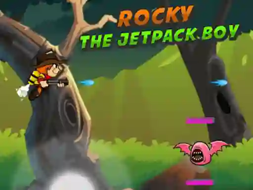 Spil Rocky The Jetpack Boy online