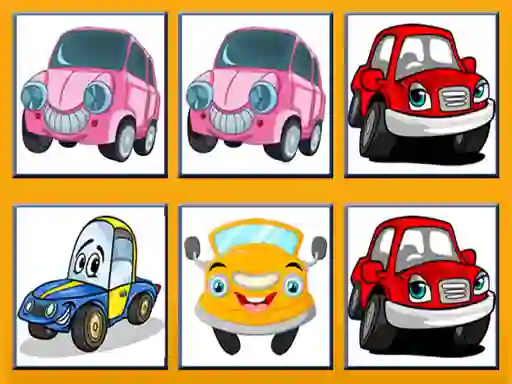 Spil Funny Cars Memory online
