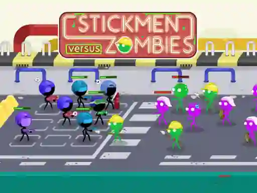Spil Stickmen Versus Zombies online