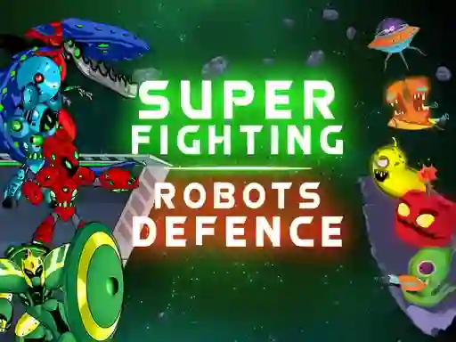Spil Super Fighting Robots Defense online
