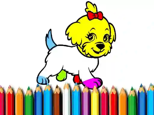 Spil Back To School: Doggy Coloring Book online