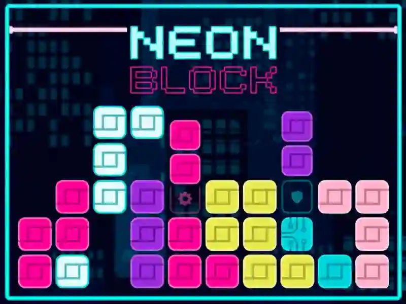 Spil Neon Block online