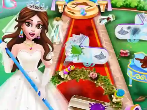Spil Princess Wedding Cleaning online