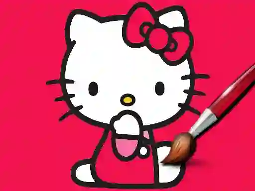 Spil Easy Coloring Kitty online