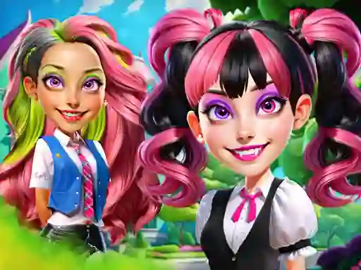 Spil Princesses at Horror School online