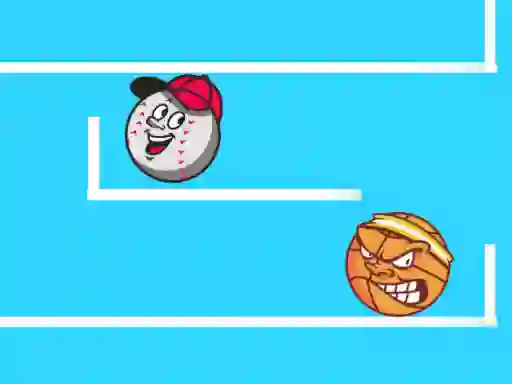 Spil Ball Stair Jump online