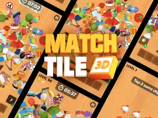 Spil Match Tile 3d online