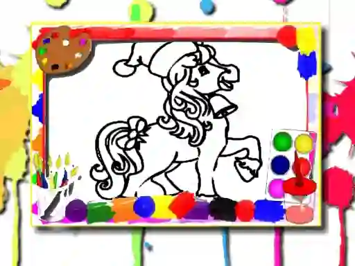 Spil Horse Coloring Book online