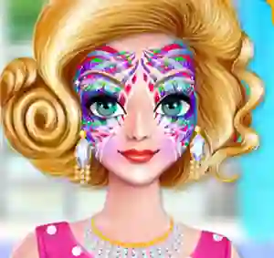 Spil Alyssa`s Face Art and care online