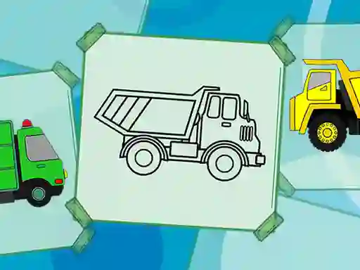 Spil Truck Coloring Book online