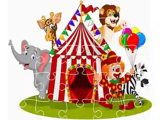 Spil Party Animals Jigsaw online