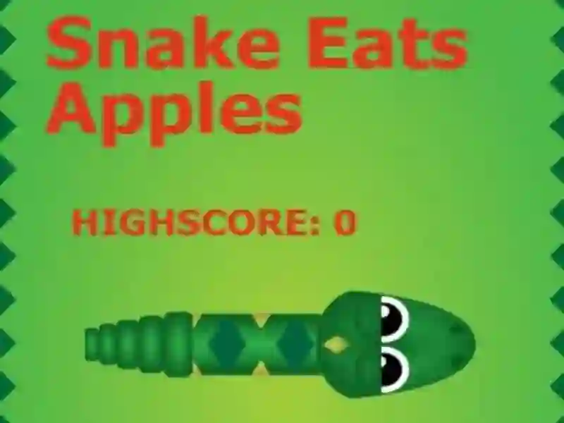 Spil Snake Eats Apples online