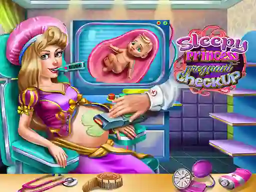 Spil Sleepy Princess Pregnant Check Up online